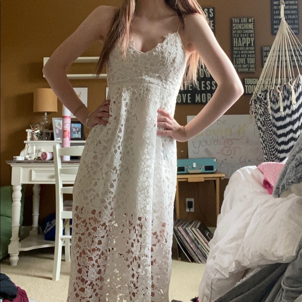 White Lace Dress
